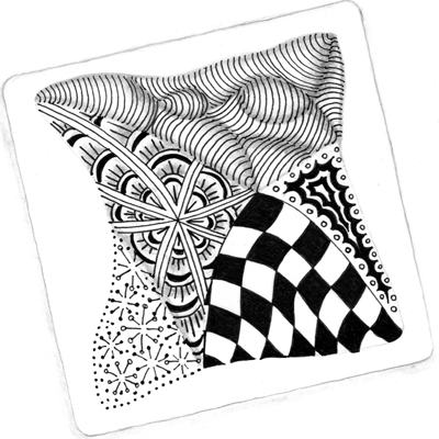 Zentangle your name «